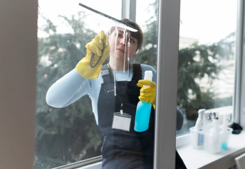 Nettoyage de vitres intérieures et extérieures à la Chapelle-Geneste